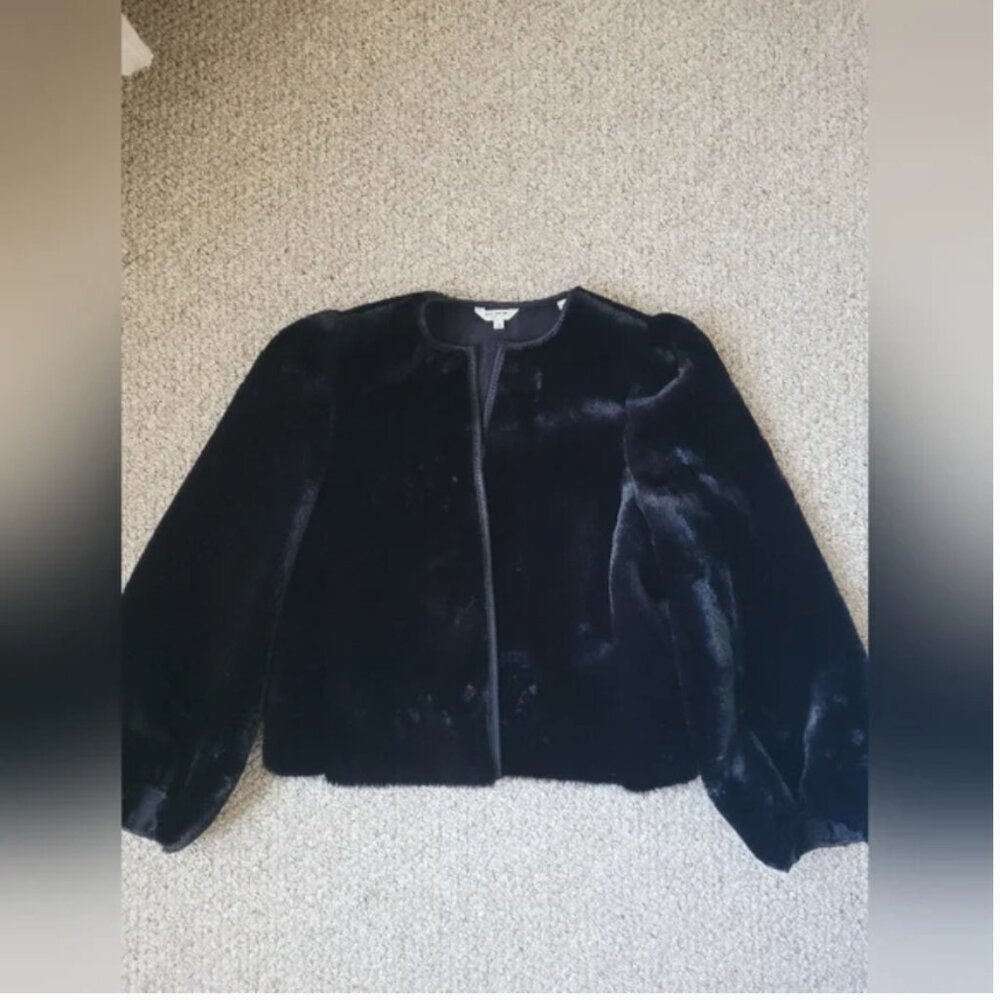 Max Studio Faux Fur Super Soft Jacket Coat size XL - Picture 10 of 10